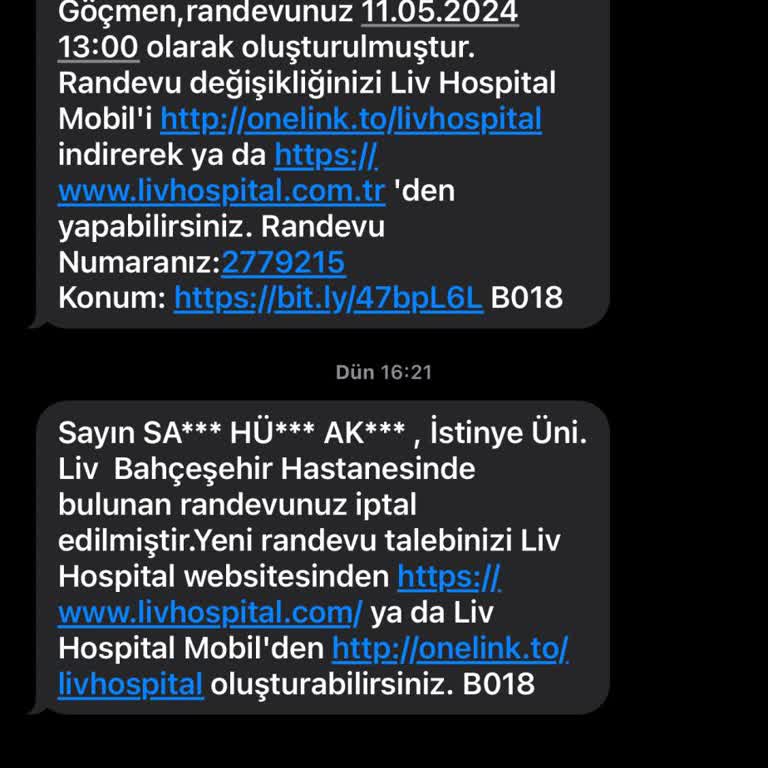 İstinye Üniversitesi Hastanesi İstinye Üni. Liv. Bahcesehir Hastanesi