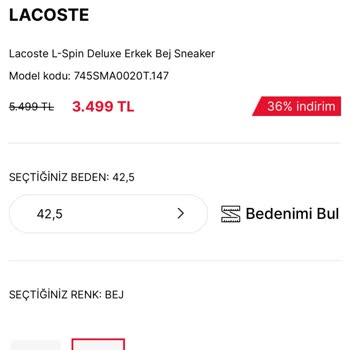 Occasion İnternet Sitesindeki Sipariş İşleminin İptali Ve Fiyat Değişikliği