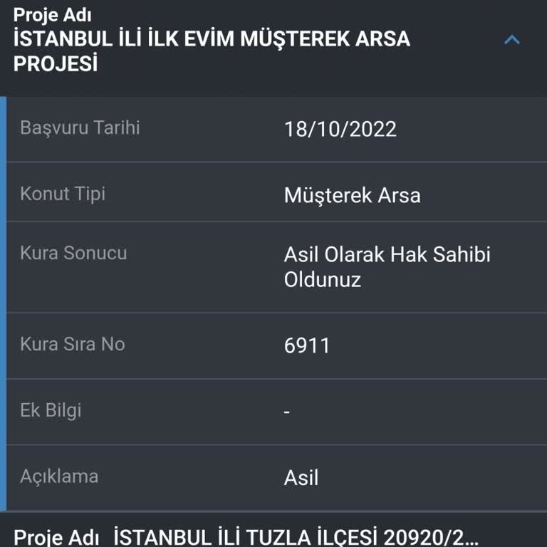 TOKİ İlk Evim Projesi Asil Hak Sahibi Bilgilendirme Beklentisi