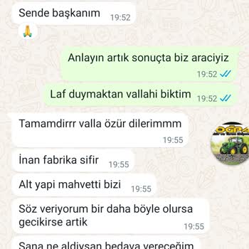 Doğpar Traktör Parça Aldığımız Ürünü Göndermiyor