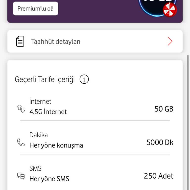 Vodafone Tarife Karmaşası Ve İlgisiz Hizmet!