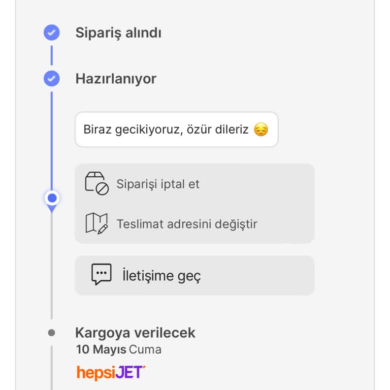 Hepsiburada Sipariş Kargoya Ne Zaman Verilecek?