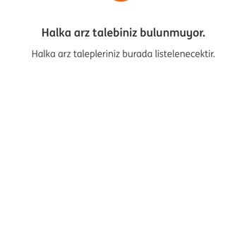 ING Bankası Üzerinden Talep Ettiğim Halka Arz Gözükmüyor