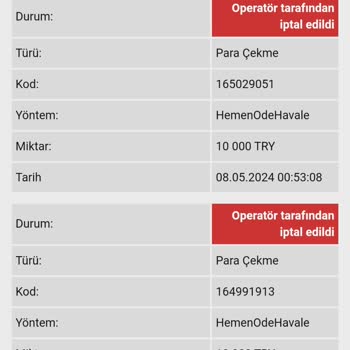 Spinco Adlı Sitede Çekim İşlemi İmkansız