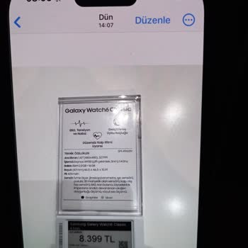 Samsung W6 Saat Fiyat Farkı