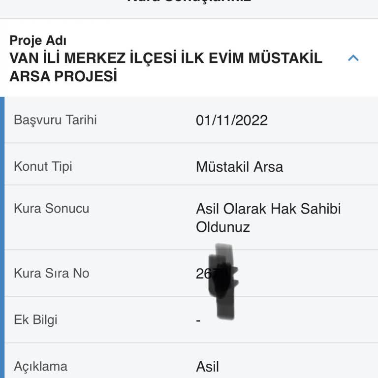 TOKİ İlk Arsam İlk Evim Van Merkez