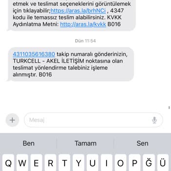 Aras Kargo Karataş Şube Yardımcı Olmuyor