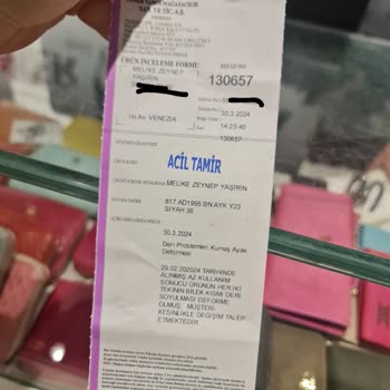Tamer Tanca Ayakkabı Deri Soyulması