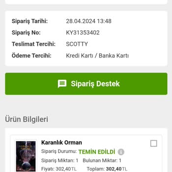 Scotty Scott Kargo Utanmazlığı 2 Mayıstan Beri Teslim Edilmeyen Ürünler