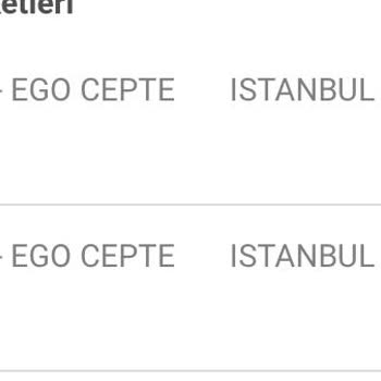 EGO Genel Müdürlüğü EGO Kartına Yüklenen Para Bakiye Olmuyor