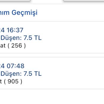 EGO Genel Müdürlüğü EGO Kartına Yüklenen Para Bakiye Olmuyor