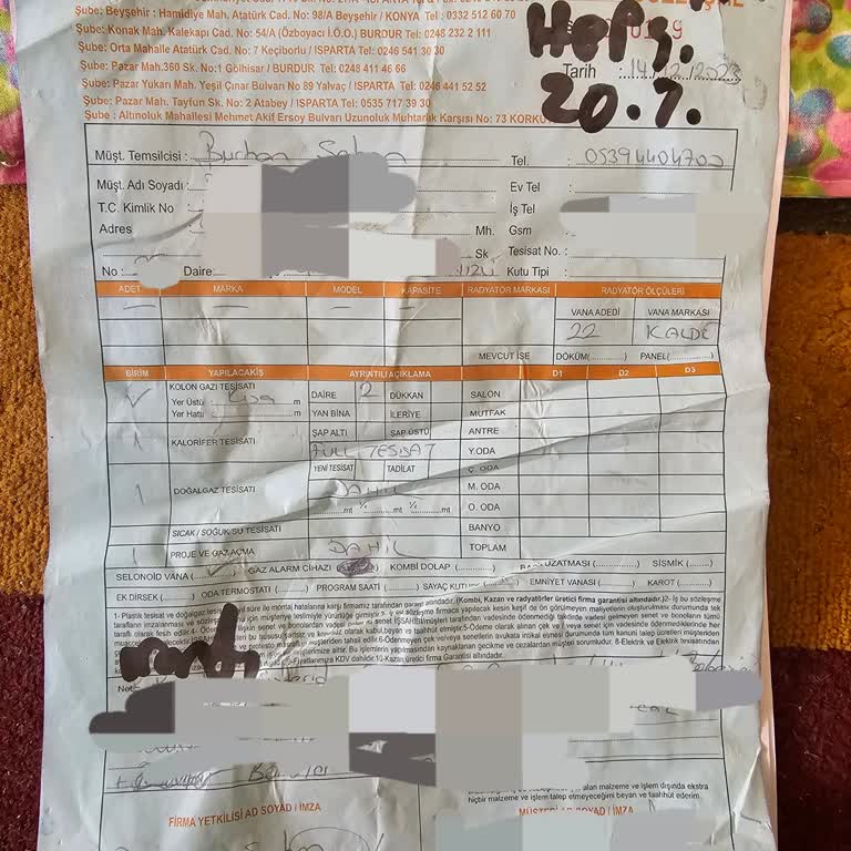 Yaksan Takılmayan Ve Alıp Götürülen Oda Termostatı Hk.