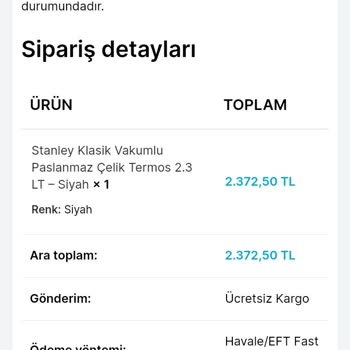 Enucuzfirsat.com'da Beklenen Ürünüm Gelmedi