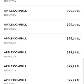 Apple. COM/BILL Kredi Kartlarımı Patlattı