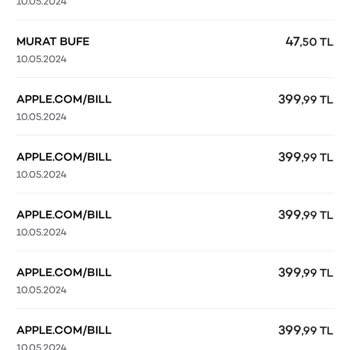 Apple. COM/BILL Kredi Kartlarımı Patlattı
