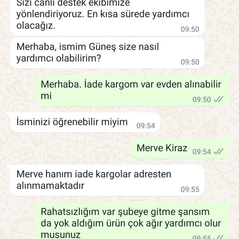 PTT Kargo Evden Kargo Alınmaması