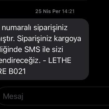 Lethestore Lethe Store Sipariş