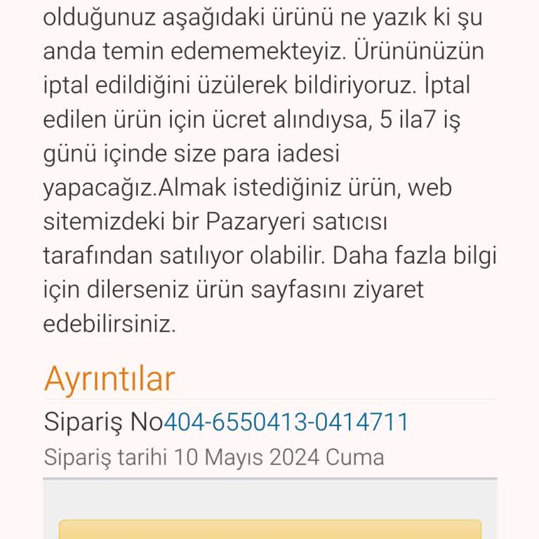 Amazon Fiyat Nedeniyle Siparişimi İptal Etti