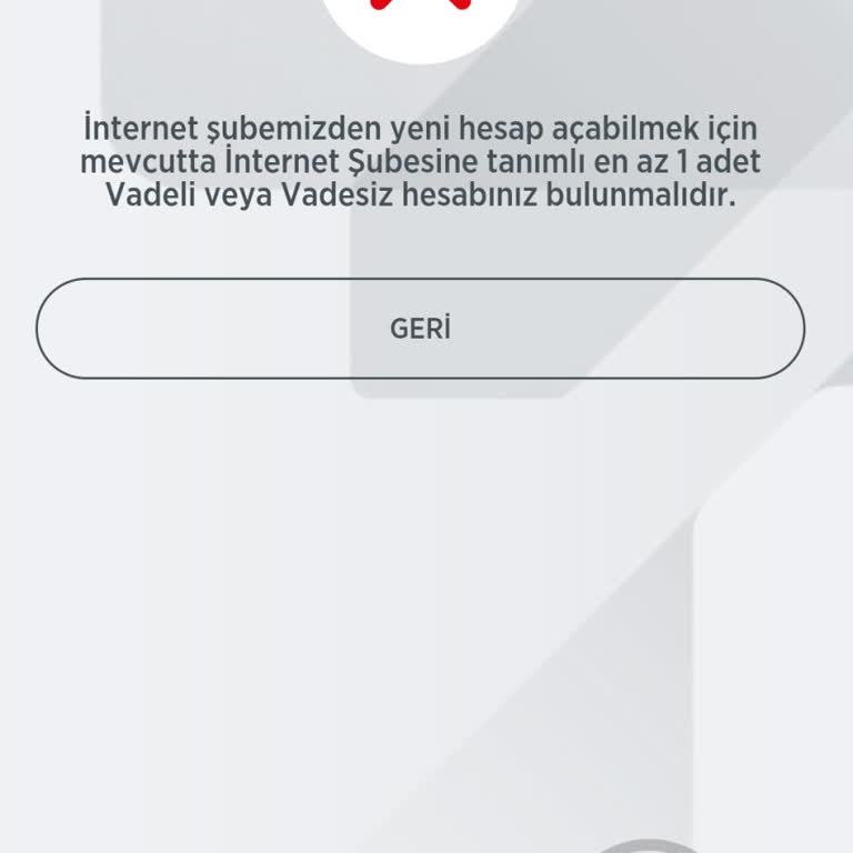 Ziraat Bankası Vadesiz Hesap Açamıyorum