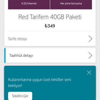 Vodafone Yüksek Fatura Tutarı