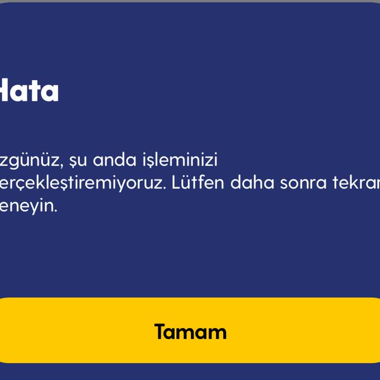 A101 Hadi Kart İle 3D İşlem Yapılmıyor