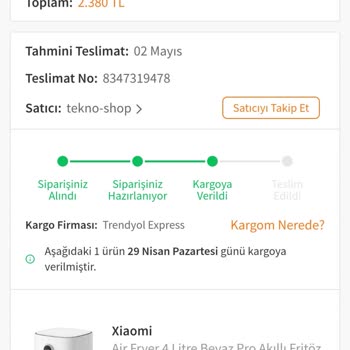 Trendyol Ekspres Teslim Sorunu