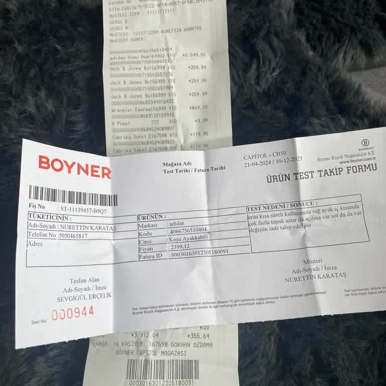 Boyner Adidas Ayakkabı Hayal Kırıklığı