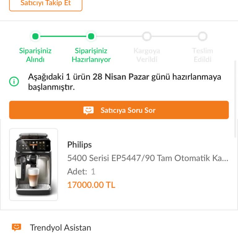 Trendyol Elime Ulaşmayan Ürün