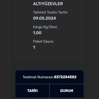 Aras Kargo Şubeden Çıkış Yapmayan Kargo