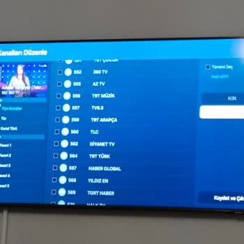 Samsung CU8000 Kanal Taşıma Yapmıyor