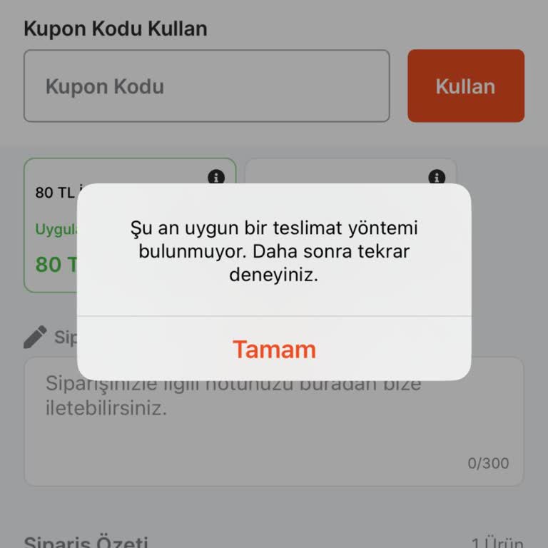 Migros Yemek Canlı Yardım Sorunu Ve Sipariş Almama Hatası