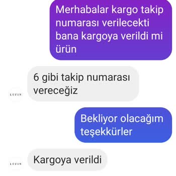 Lufin Store Ürünü Göndermiyor. Ulaşamıyorum.