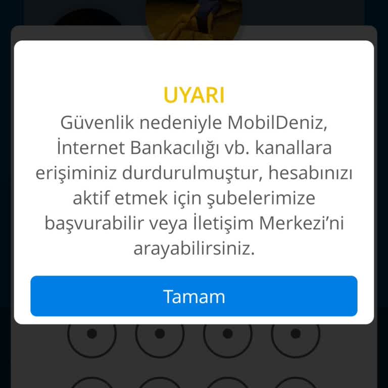 Denizbank Günlerdir İnternet Bankacılığıma Giremiyorum