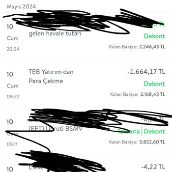 TEB Yatırım Hesabımdan Para Çekiliyor