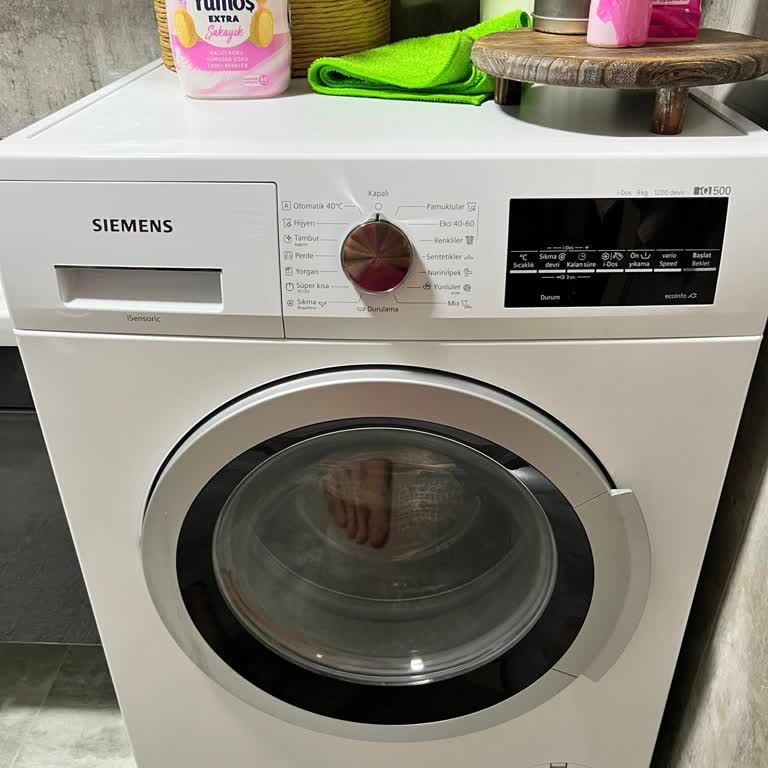 Siemens Ev Aletleri Çamaşır Makinem Kokuyu Hapsediyor!
