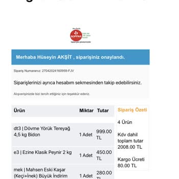 Soffra Yöresel Ürünler 15 Gündür Kargoya Verilmedi