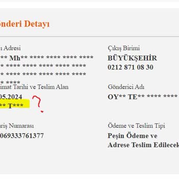 MNG Kargo Teslimat Sorunu, Bilgi Vermeme Problemi