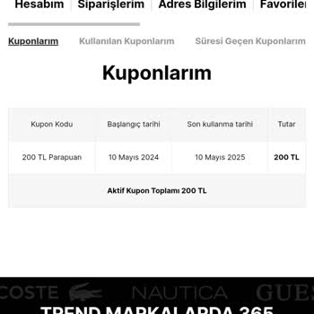 Lacoste Tekrar Sipariş Ve Kupon Sorunuyla Mücadele