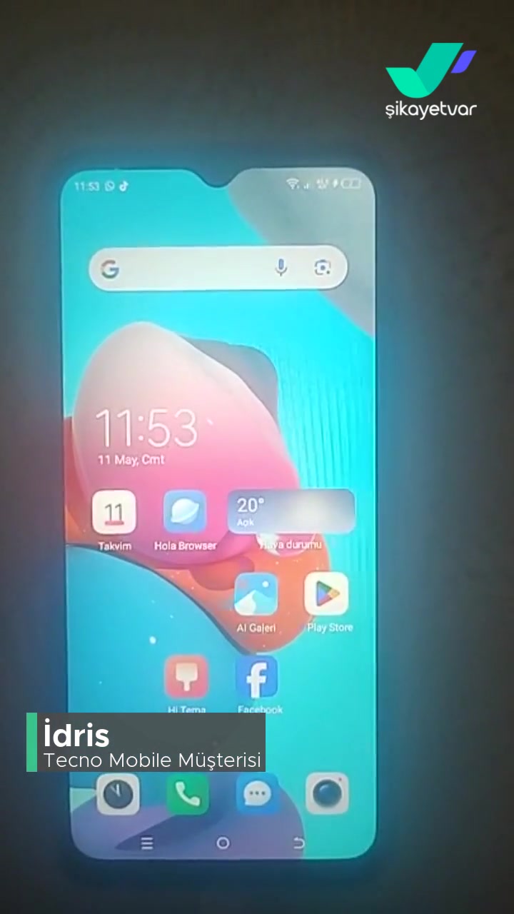 Tecno Mobile Şarj Sorununun Giderilmesini İstiyorum! videonun kapak resmi