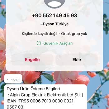 Dikkat: Sahte Dyson Ürün Satış Sitesi!