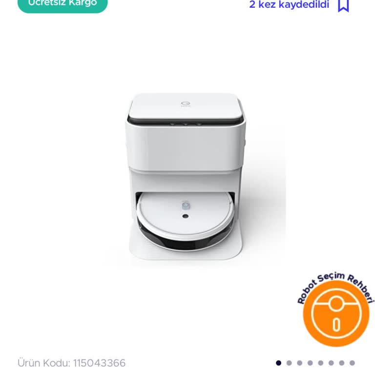 Teknosa'dan Aldığım Yeedi Robot Süpürge