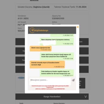 Bir Günde Kargo Elemanına Çeki Düzen Ver.