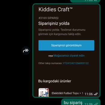 Kiddies Craft Mesajlara Cevap Vermiyor, İptal Yapmıyor Teslim Etmiyor
