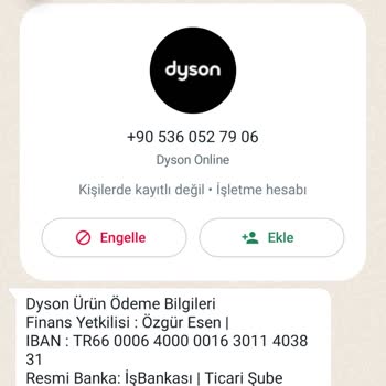 Dikkat: Sahte Dyson Sitesi Mağduriyeti