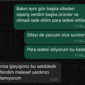 Didem Gültaktı Butik Para İadesi Yapmıyorlar