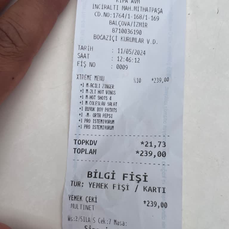 KFC İzmir Kipa'da Hayal Kırıklığı: Eksik Menü Ve Hijyen Sorunu