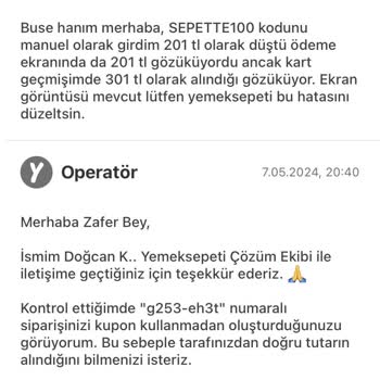 Yemeksepeti Müşterilerle Dalga Geçme Konusu Ve Hizmet Yok!