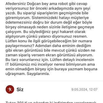Yemeksepeti Müşterilerle Dalga Geçme Konusu Ve Hizmet Yok!