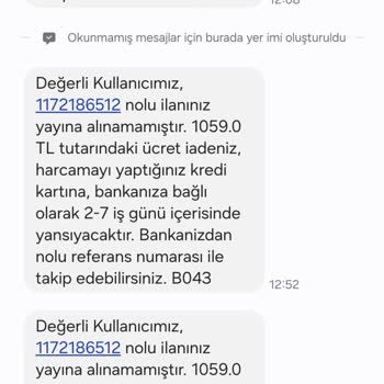 Sahibinden.com Devamlı Çekilen İlan Parası!
