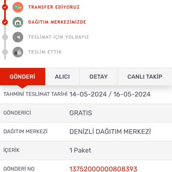 Kargomsende Kargosu Süresi İçin